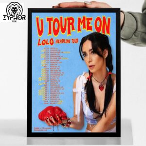 Lolo Headline Tour 2025 Fan Schedule Home Decor Poster Canvas