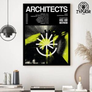 Architects 2025 European Tour With Support From Wage War And House Of Protection Home Decor Poster Canvas