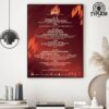 Katatonia Band Tour The UK And Europe 2025 With Special Guests Evergrey And KLOGR Home Decor Poster Canvas