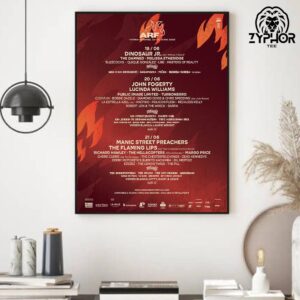 Azkena Rock Festival 2025 Lineup The Summer In Vitoria Gasteiz On June 2025 Home Decor Poster Canvas