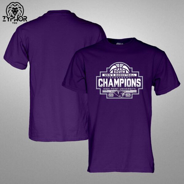 Big South Men’s Basketball Tournament Champions 2025 High Point Panthers University Unisex T-shirt