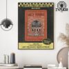 The Poster By Poster Drops Designed For Billy Strings For The Concert On March 2 2025 At Ryman Auditorium Nashville TN Home Decor Poster Canvas