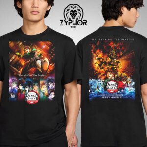 Demon Slayer Infinity Castle Is Releasing 12 September 2025 Globally Two Sides Unisex T-shirt