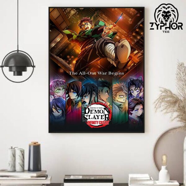 Demon Slayer Infinity Castle Movie For July 18 2025 Home Decor Poster Canvas