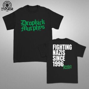 Dropkick Murphys Fighting Nazis Since 1996 Artwork For Fan Two Sides Unisex T-shirt