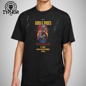 Guns N’ Roses Because What You Want And What You Get Are Two Completely Different Things On 17 May Mahalaxmi Racecourse Mumbai Unisex T-shirt