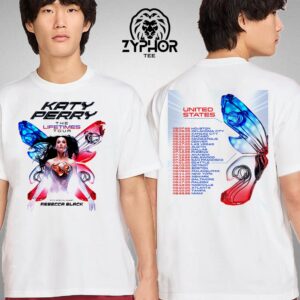 Katy Perry The Lifetimes Tour With Special Guest Rebecca Black Across The US Tour Dates This May 2025 Two Sides Unisex T-shirt