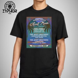 Moon Crush Avett Moon Music Vacation In Miramar Beach FL Curated By The Avett Brothers Unisex T-shirt