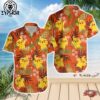 Gengar Hawaiian Shirt Pattern Ghost Type Summer Vacation Pokemon Aloha Shirt