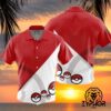 Infernape Hawaiian Shirt With Pattern Pokeball And Floral Pokemon Aloha Shirt