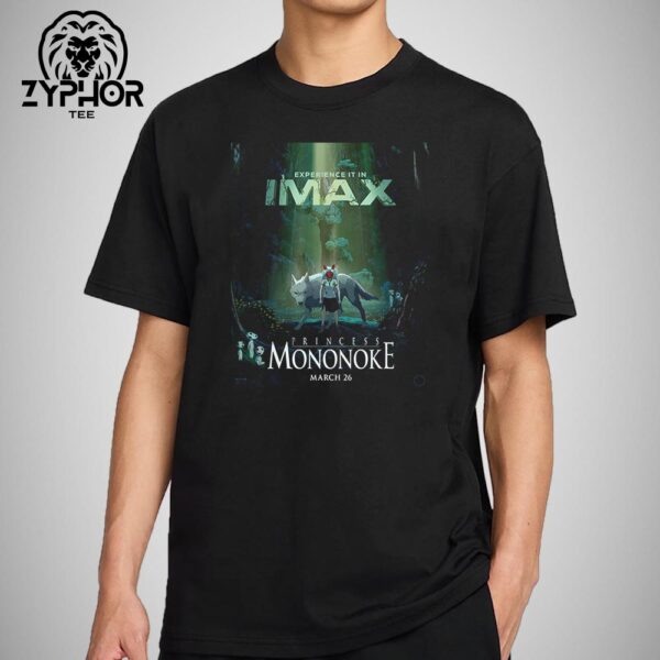 Princess Mononoke Is Coming Exclusively To IMAX Theaters On March 26 Artwork Unisex T-shirt