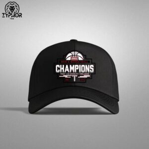 SBC Men’s Basketball Tournament Champions 2025 Troy University Trojans Clapback Classic Hat Cap