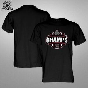 South Carolina Gamecocks 2025 SEC Women’s Basketball Conference Tournament Champions Locker Room T-Shirt