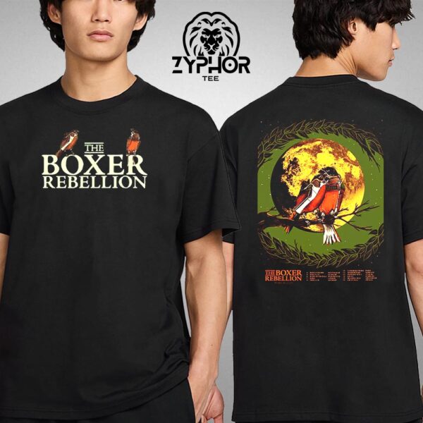 The Boxer Rebellion UK And European Tour Date On March 2025 Two Sides Unisex T-shirt