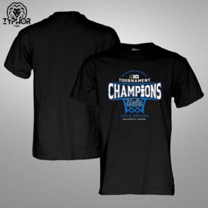 UCLA Bruins 2025 Big Ten Women’s Basketball Conference Tournament Champions Locker Room T-Shirt