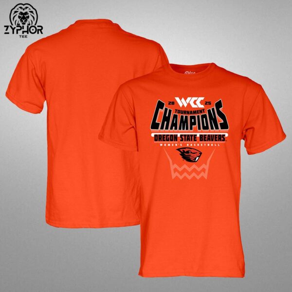 WCC Women’s Basketball Champions 2025 Oregon State Beavers Tournament Conference Unisex T-shirt