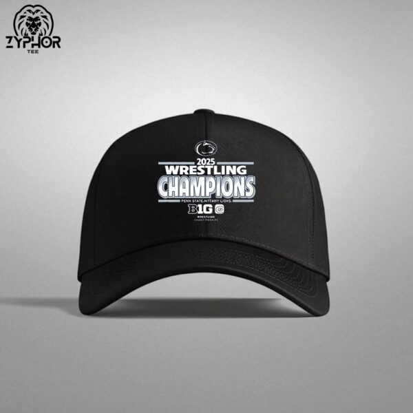 Wrestling Champions 2025 Penn State Nittany Lions Snapback Classic Hat Cap